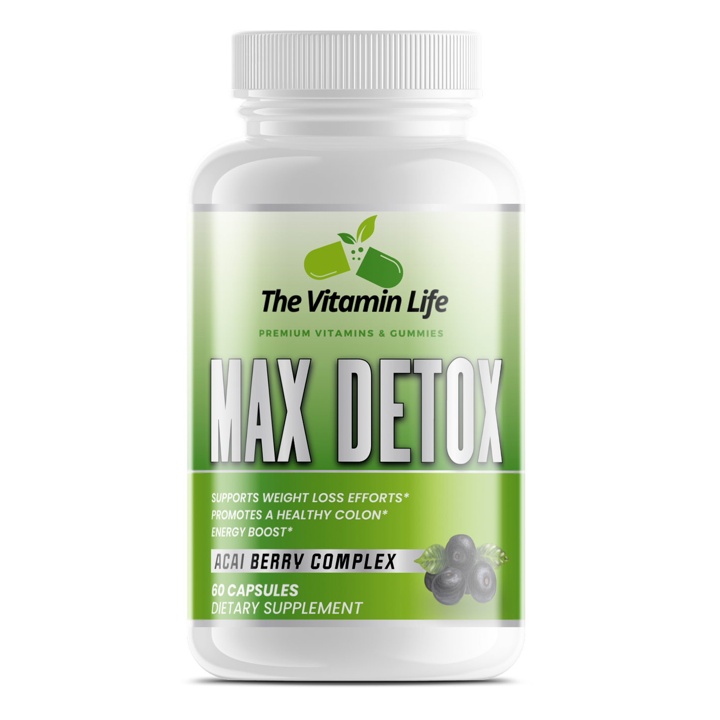 Max Detox Acai Berry Supplements